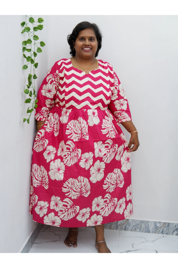 Luxury Feeding Cotton Kurti with Side Zip – Stylish & Practical Maternity Wear