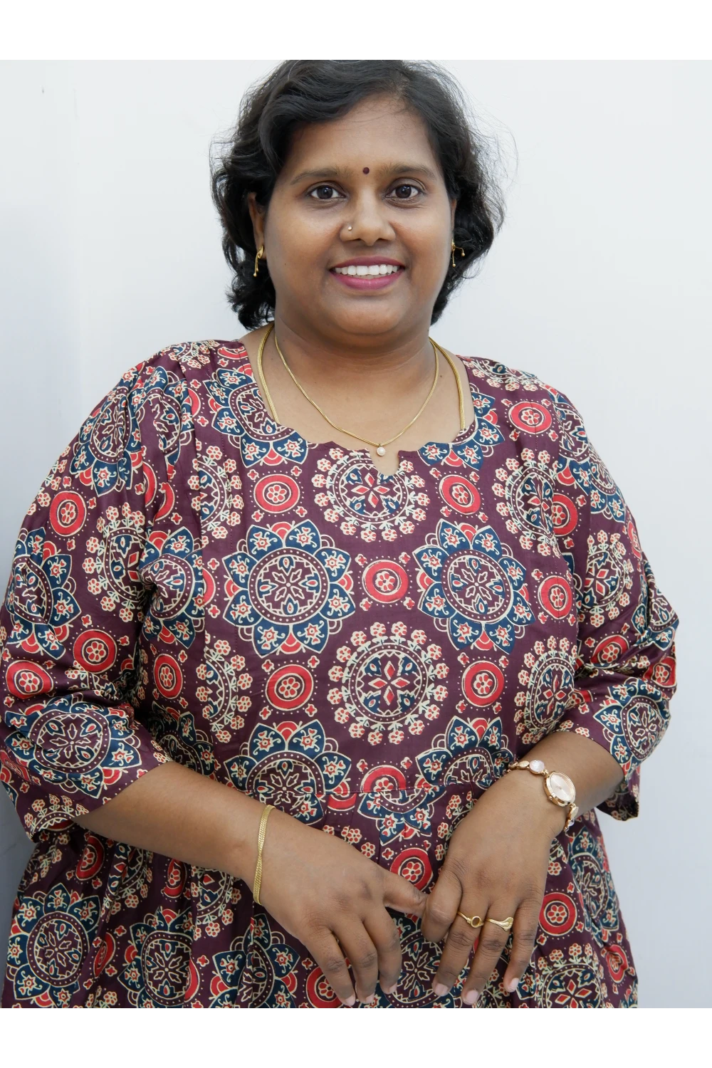 Luxury Feeding Cotton Kurti with Side Zip – Stylish & Practical Maternity Wear