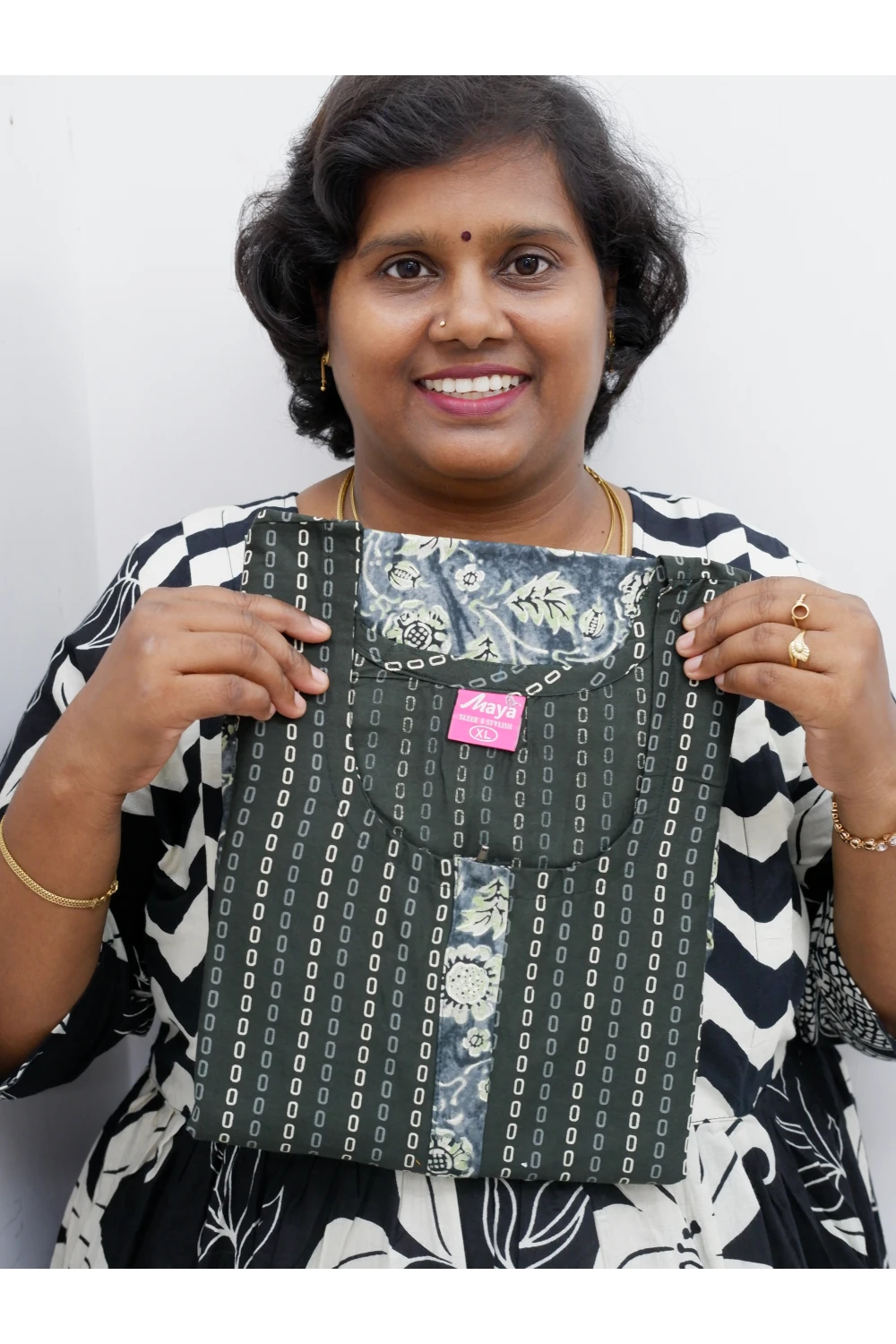 Frock Style Cotton Nighty – Soft & Flowing Fit