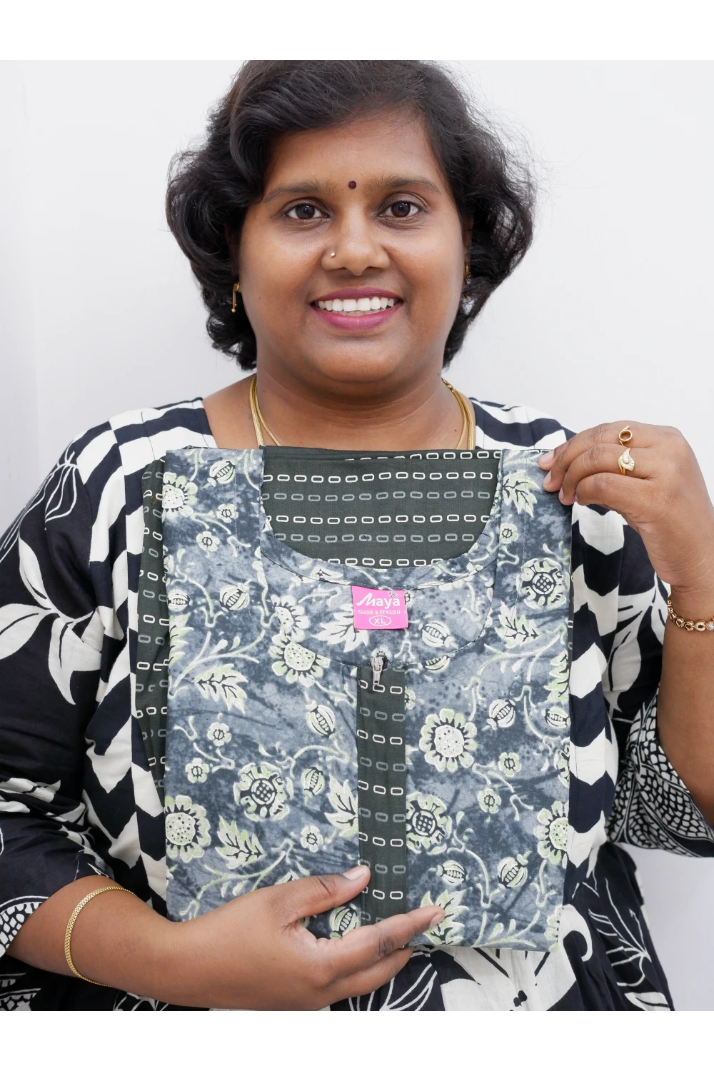 Frock Style Cotton Nighty – Soft & Flowing Fit