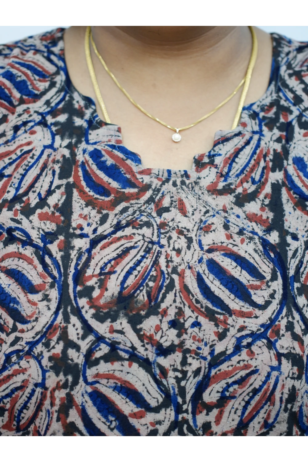 Stylish A-Line Kalamkari Kurti – Premium Cotton Ethnic Wear