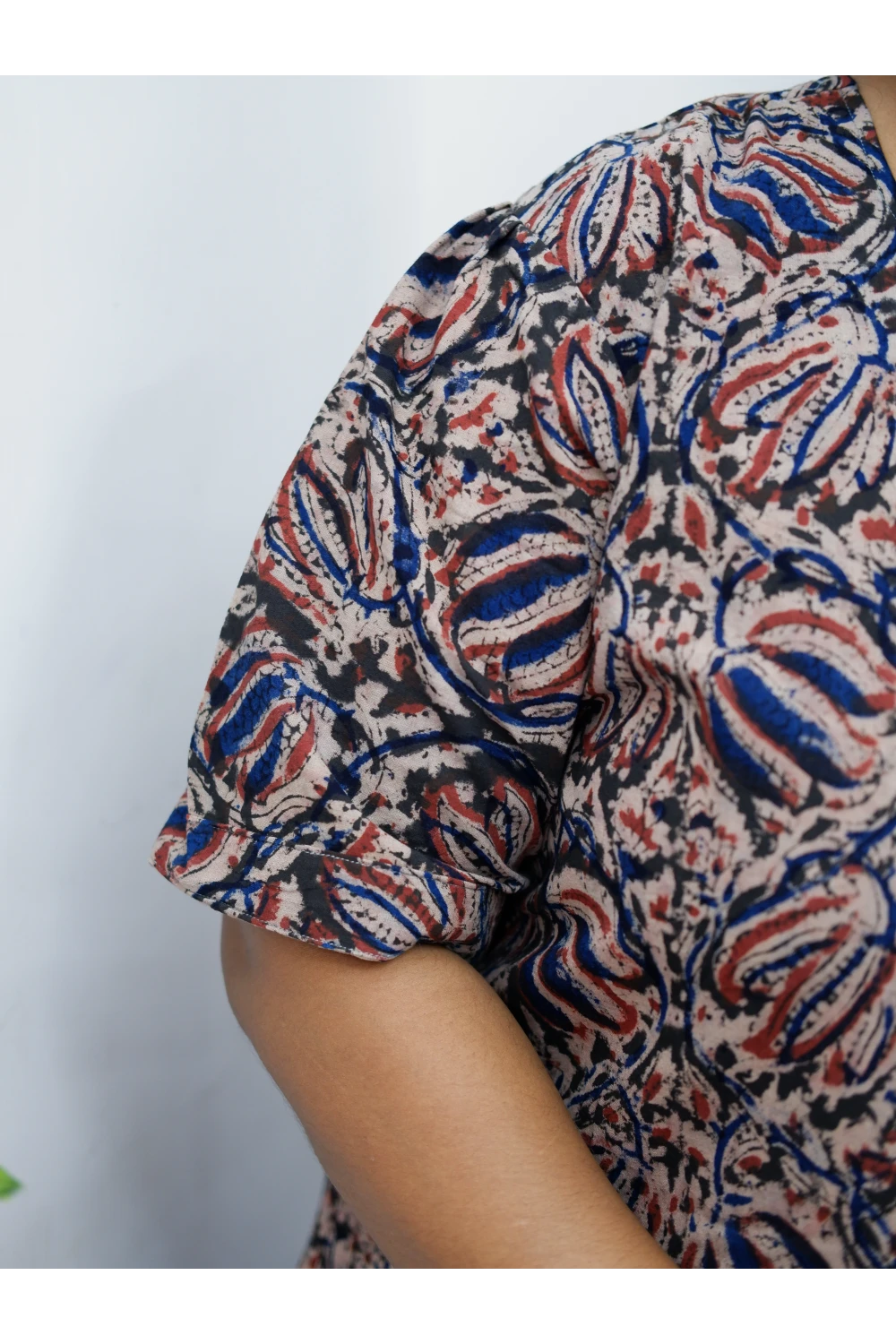 Stylish A-Line Kalamkari Kurti – Premium Cotton Ethnic Wear