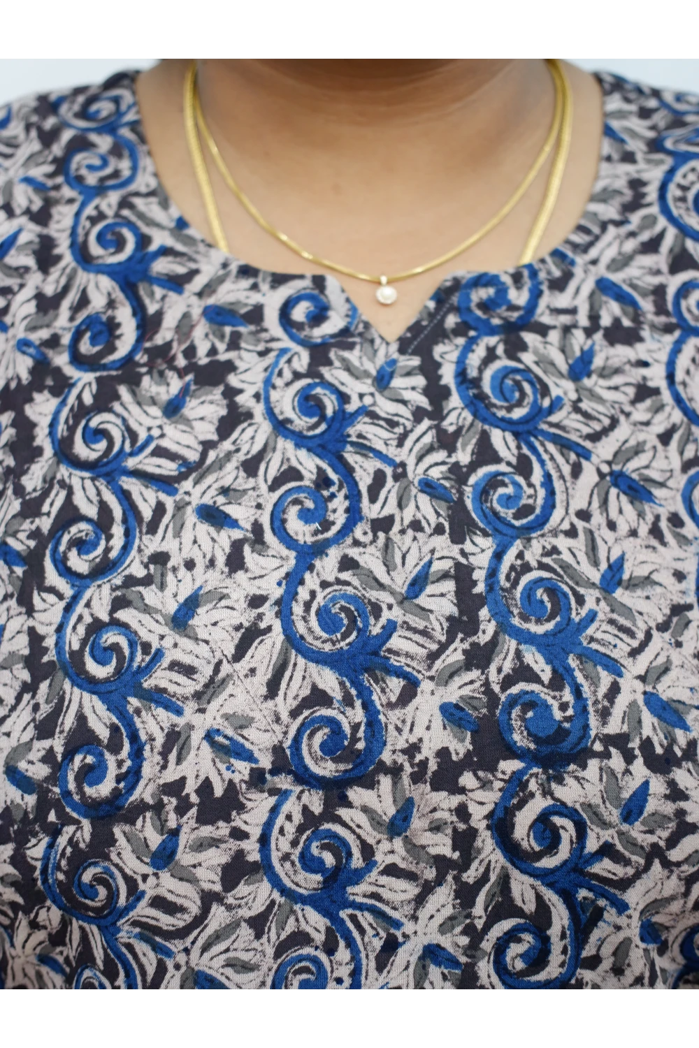 Stylish A-Line Kalamkari Kurti – Premium Cotton Ethnic Wear