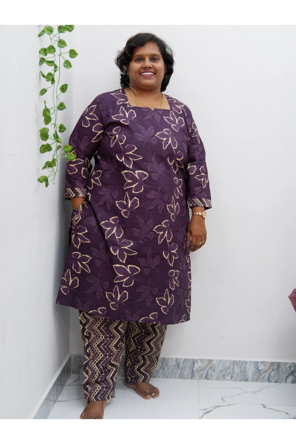 Cotton Luxe Co-Ord Set with Lining