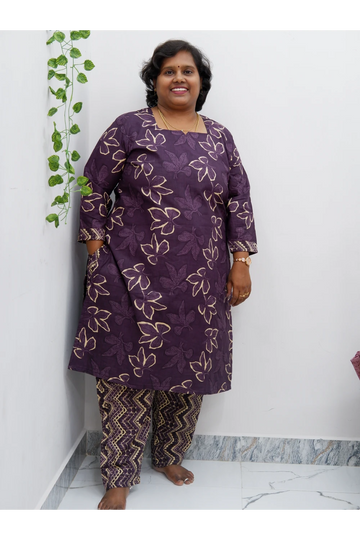 Cotton Luxe Co-Ord Set with Lining