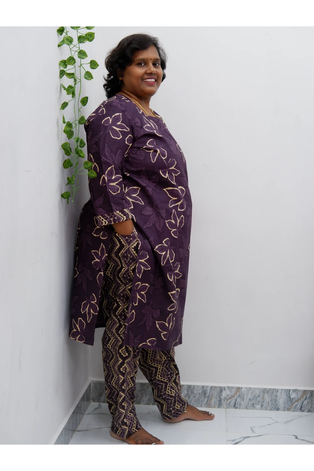 Cotton Luxe Co-Ord Set with Lining