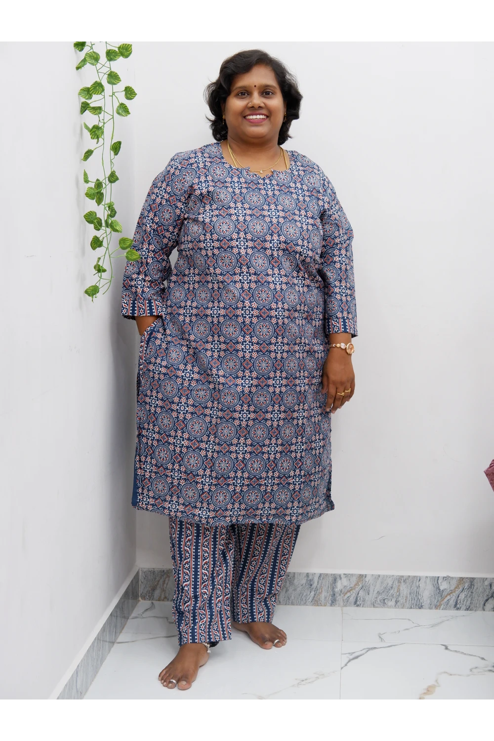 Cotton Luxe Co-Ord Set with Lining