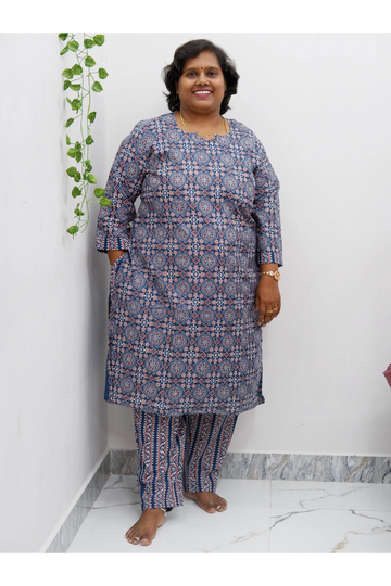 Cotton Luxe Co-Ord Set with Lining