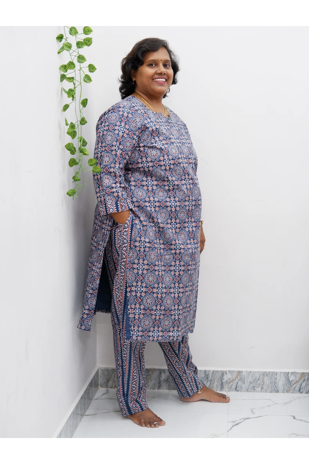 Cotton Luxe Co-Ord Set with Lining