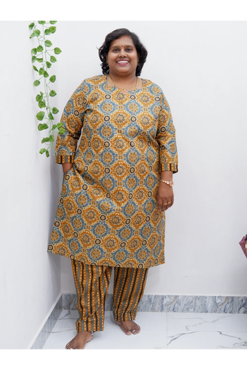 Cotton Luxe Co-Ord Set with Lining