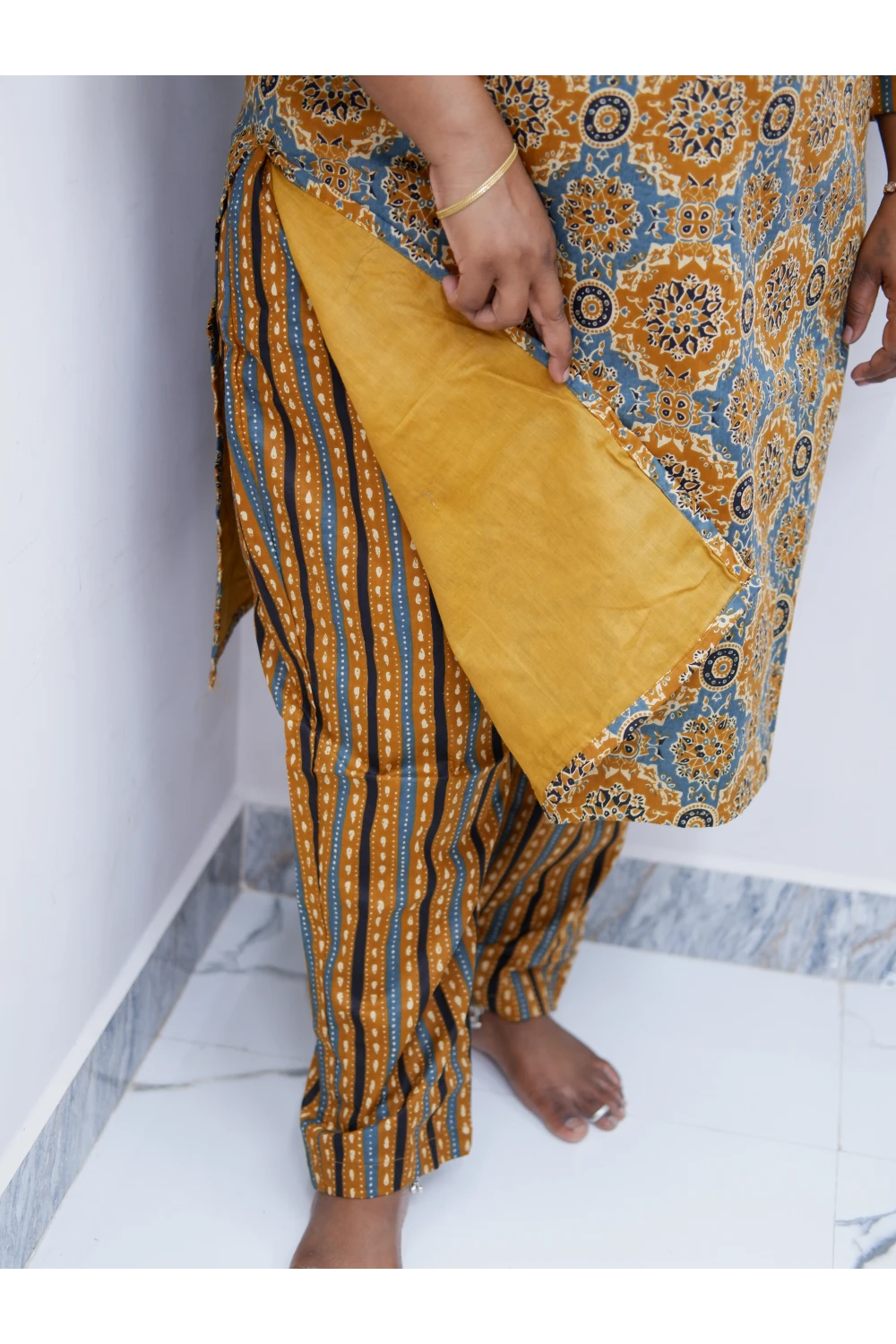 Cotton Luxe Co-Ord Set with Lining