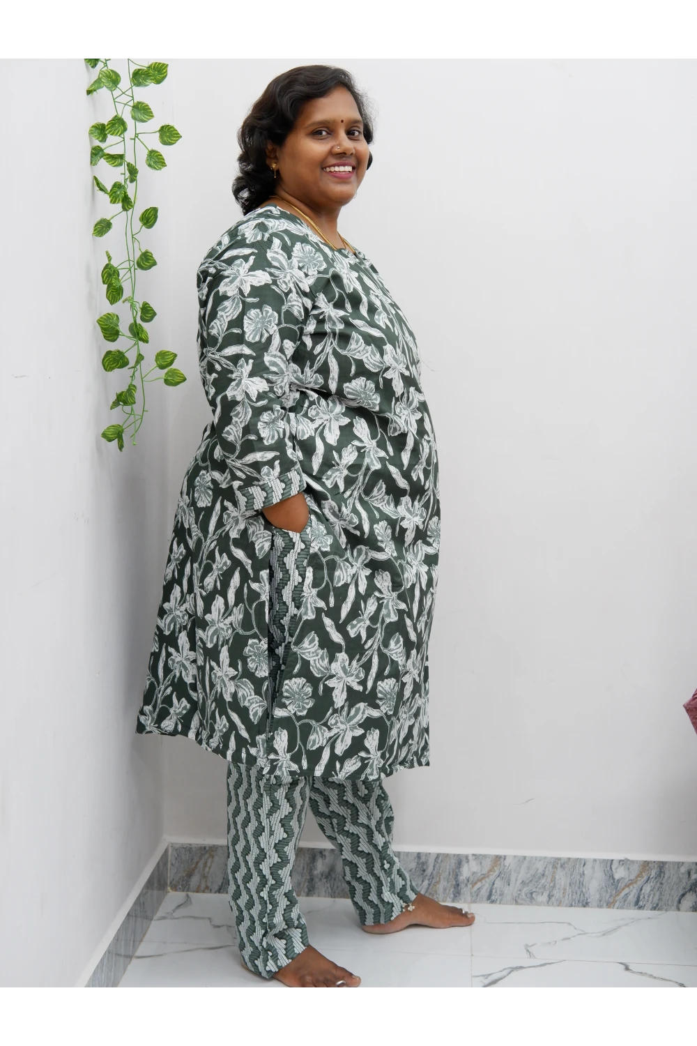 Cotton Luxe Co-Ord Set with Lining