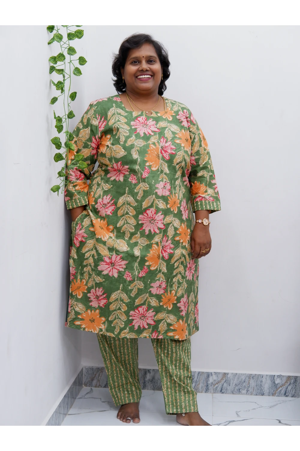 Cotton Luxe Co-Ord Set with Lining