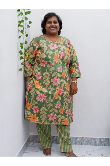 Cotton Luxe Co-Ord Set with Lining