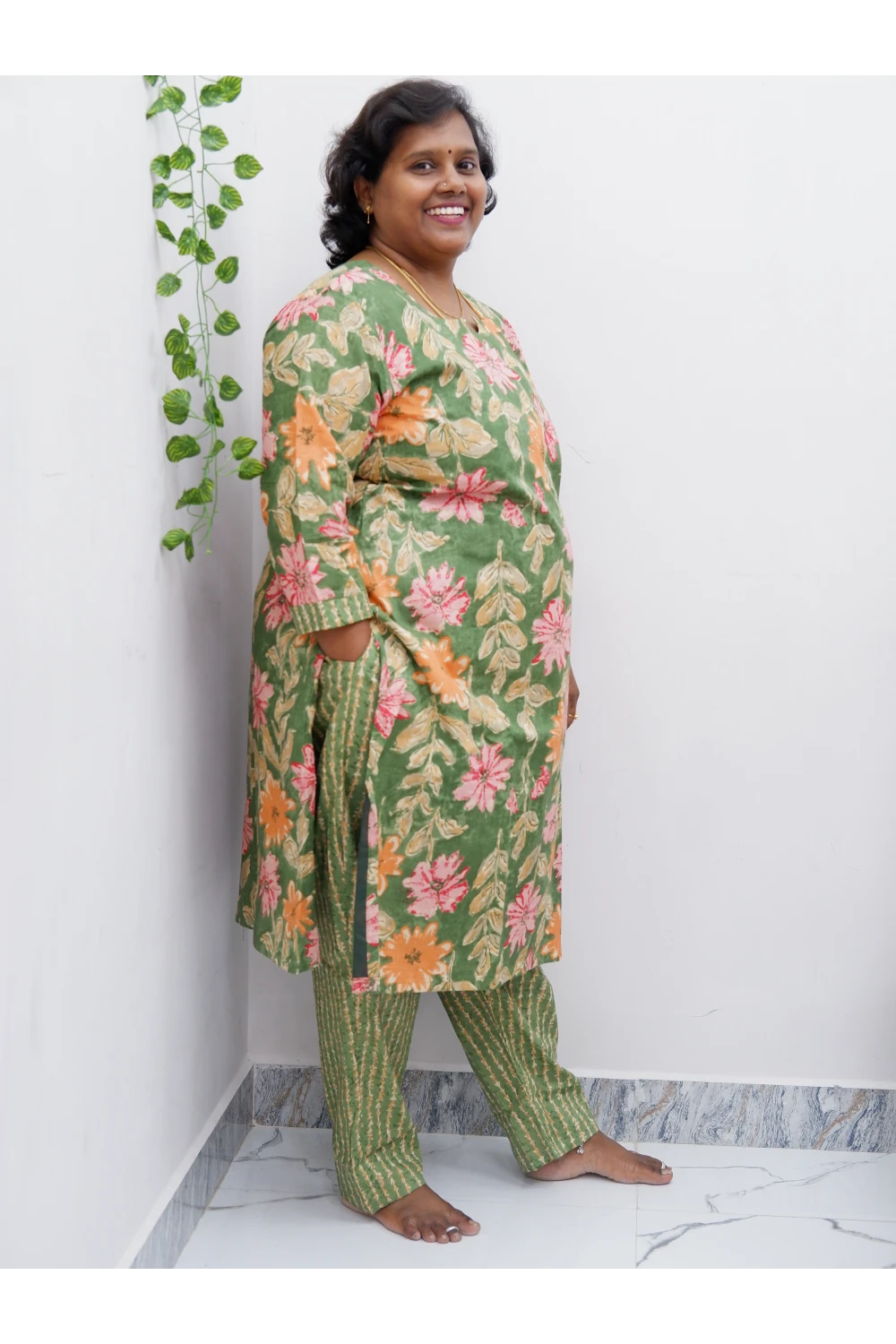 Cotton Luxe Co-Ord Set with Lining