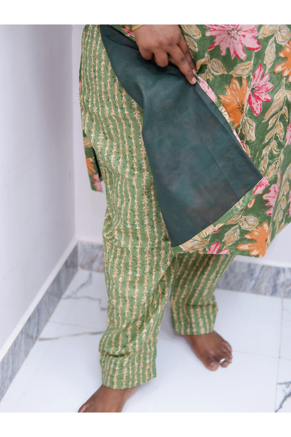 Cotton Luxe Co-Ord Set with Lining