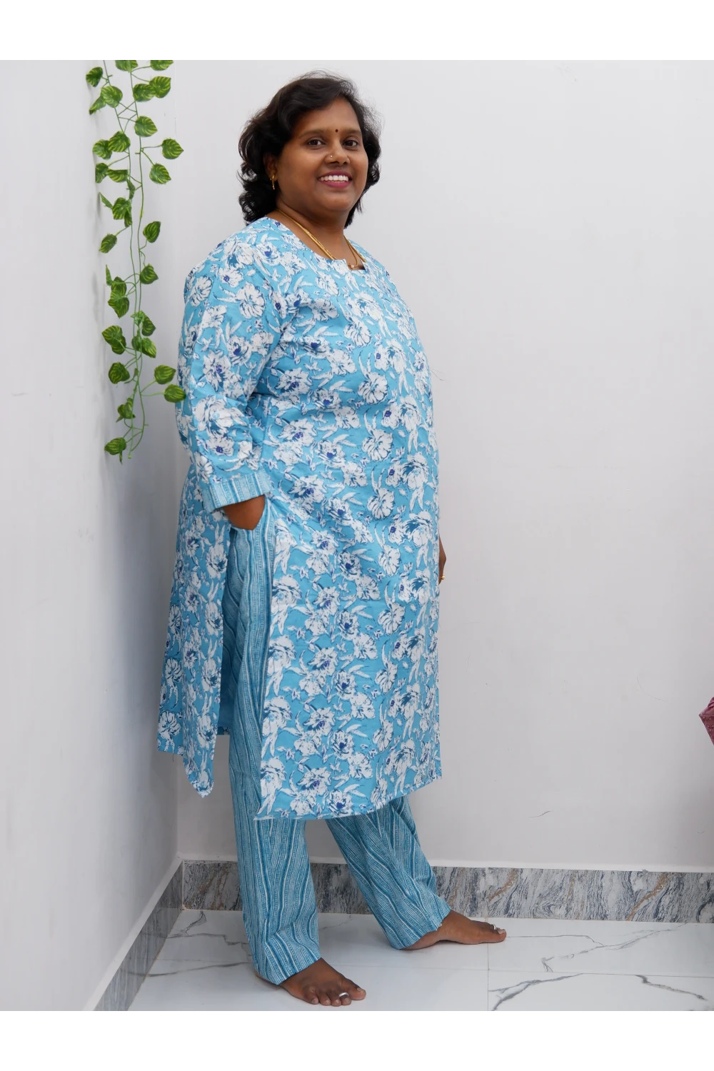 Cotton Luxe Co-Ord Set with Lining