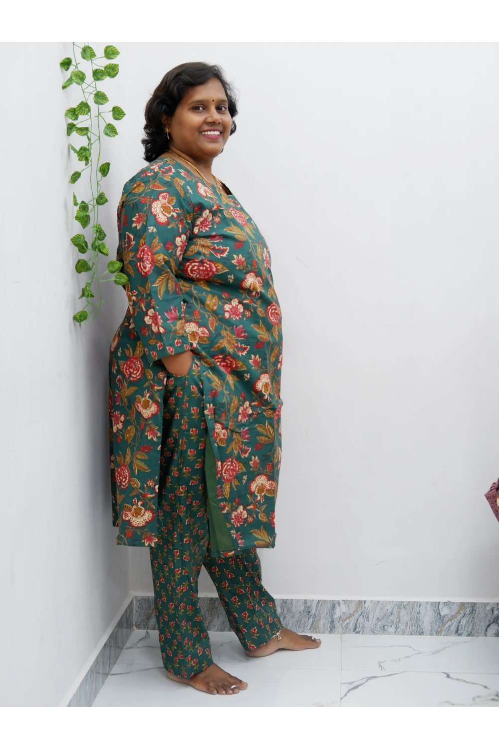 Cotton Luxe Co-Ord Set with Lining