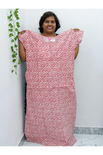 Elegant Zip Nighty – Jyothi Cotton Breeze