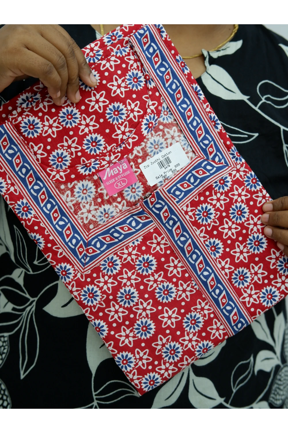 Elegant Zip Nighty – Jyothi Cotton Breeze