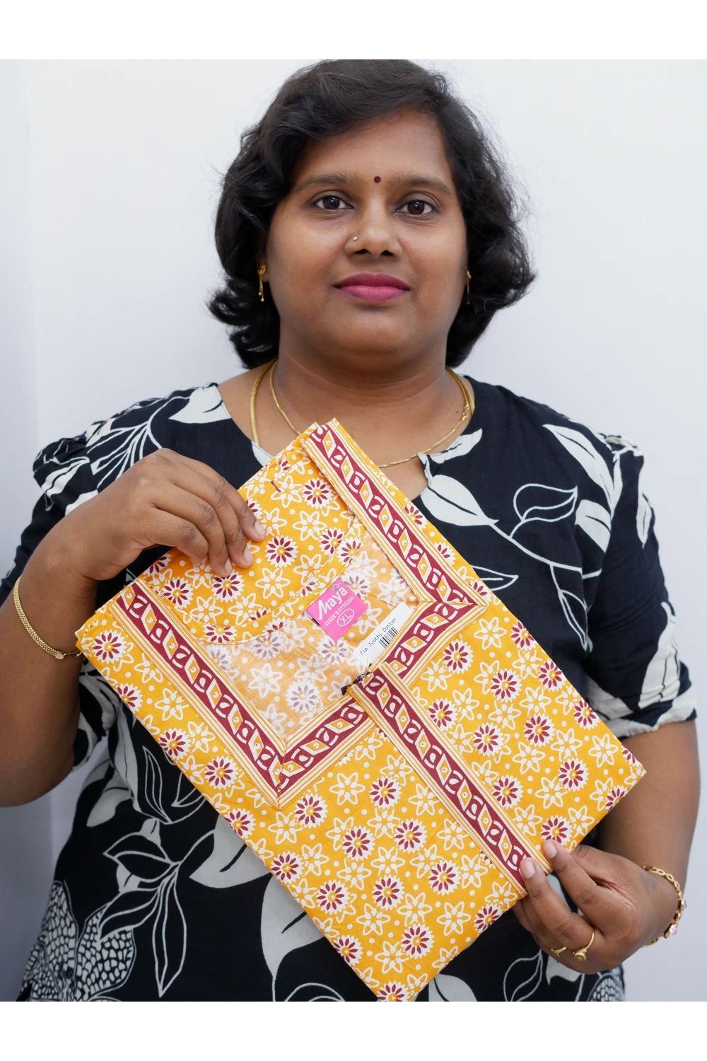 Elegant Zip Nighty – Jyothi Cotton Breeze