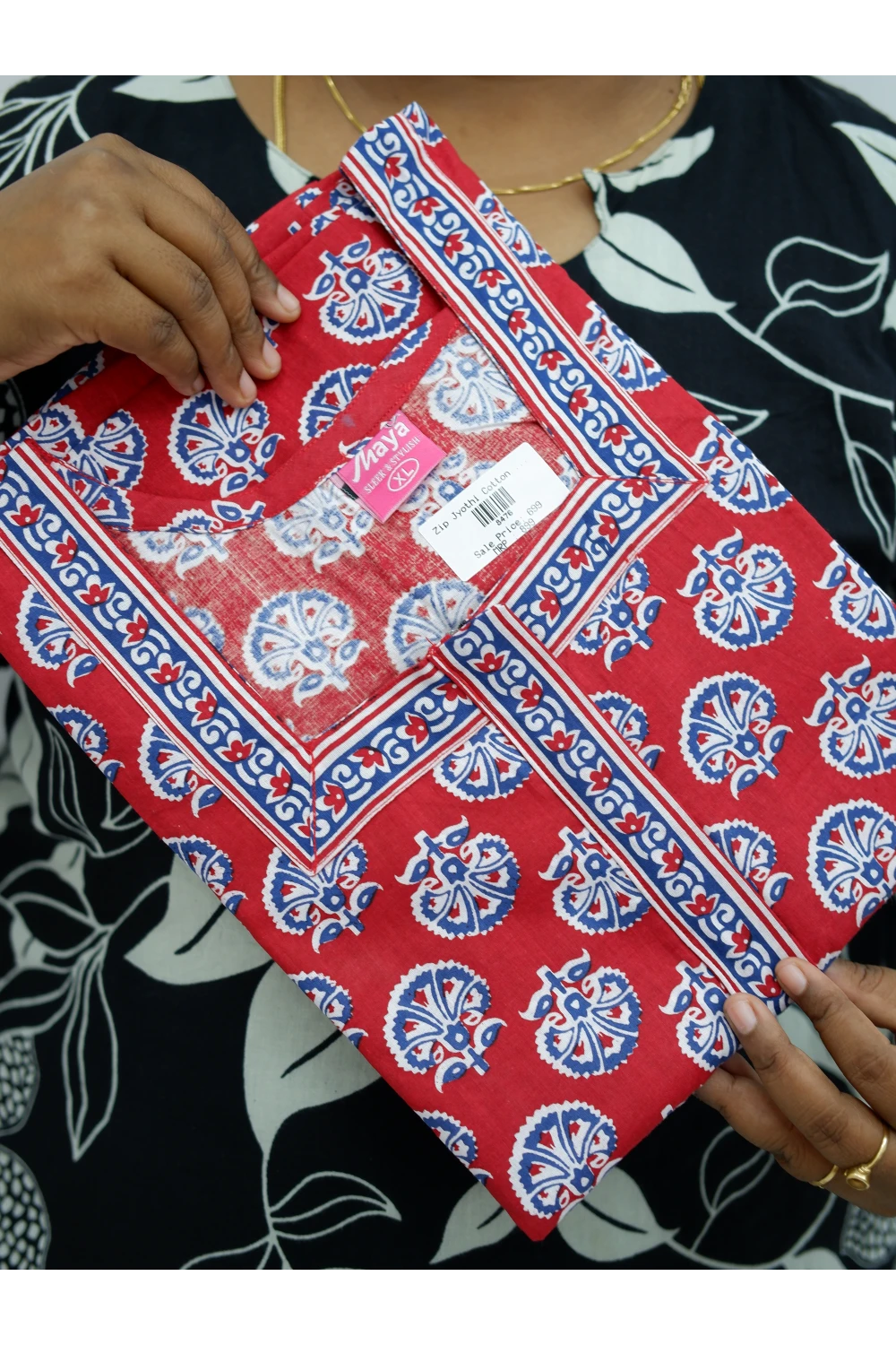 Elegant Zip Nighty – Jyothi Cotton Breeze