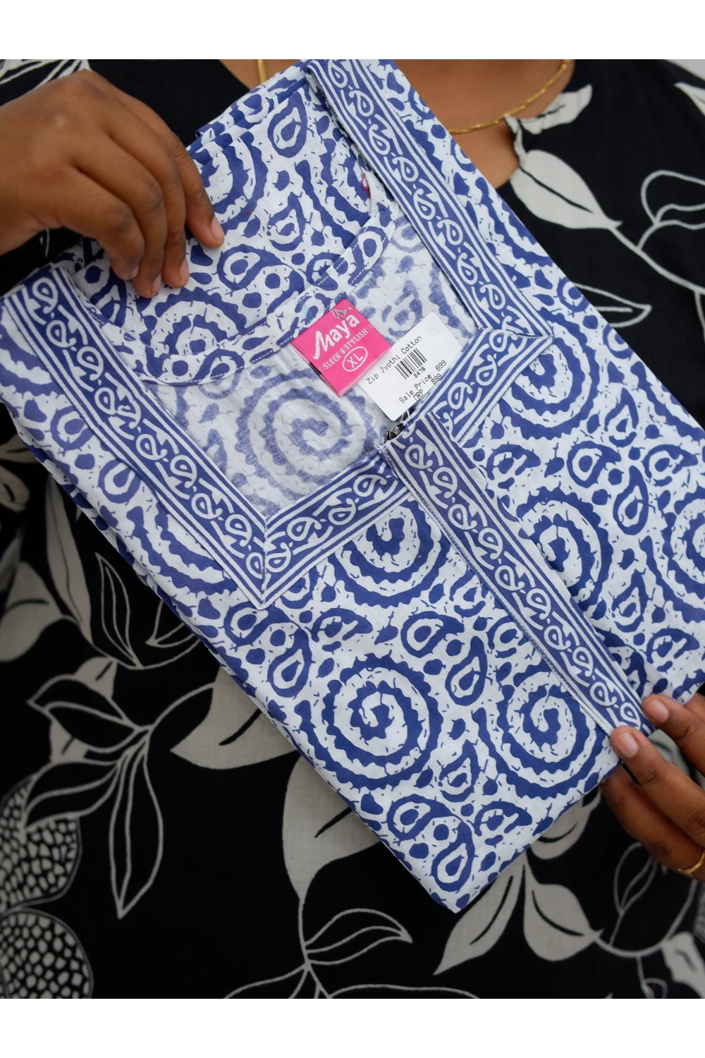 Elegant Zip Nighty – Jyothi Cotton Breeze