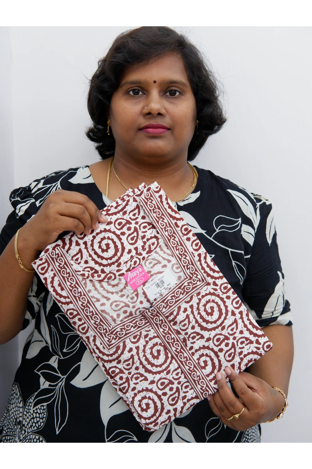 Elegant Zip Nighty – Jyothi Cotton Breeze