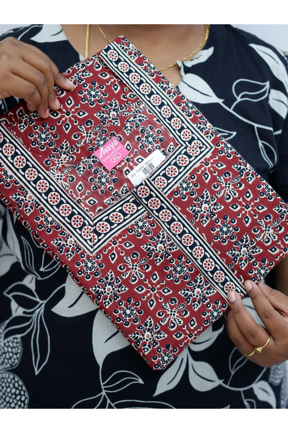 Elegant Zip Nighty – Jyothi Cotton Breeze