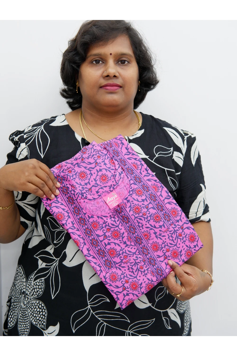 Elegant Zip Nighty – Jyothi Cotton Breeze