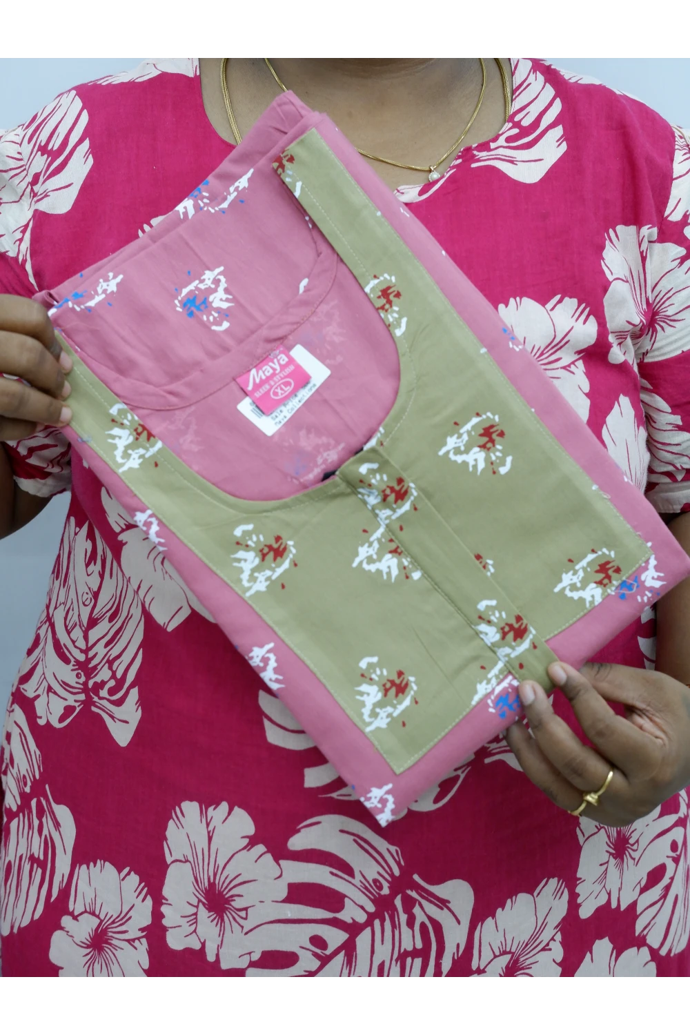 Extra Height Cotton Nighty for Women-Long Length Nighty