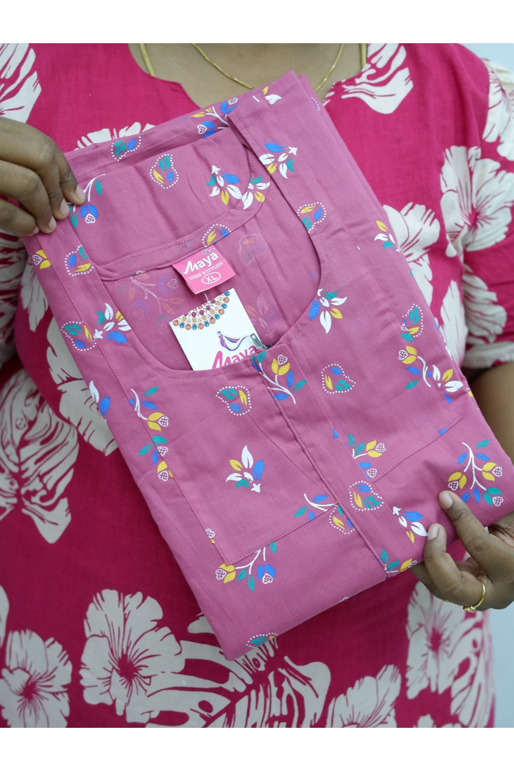 Extra Height Cotton Nighty for Women-Long Length Nighty