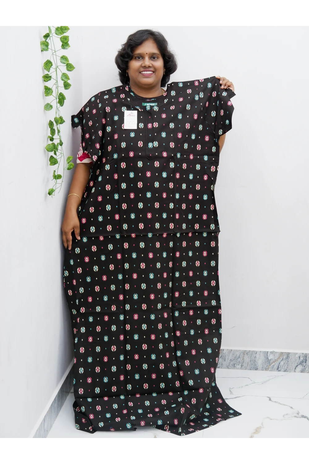 Extra Height Cotton Nighty for Women-Long Length Nighty