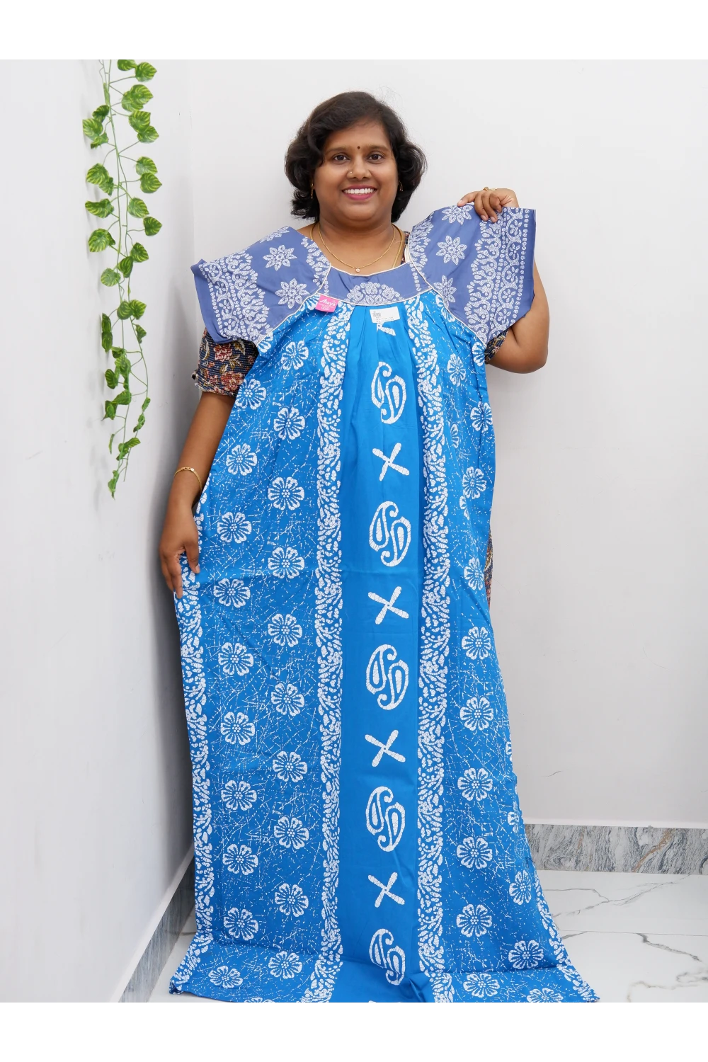 Extra Height Cotton Nighty for Women-Long Length Nighty