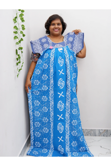 Extra Height Cotton Nighty for Women-Long Length Nighty