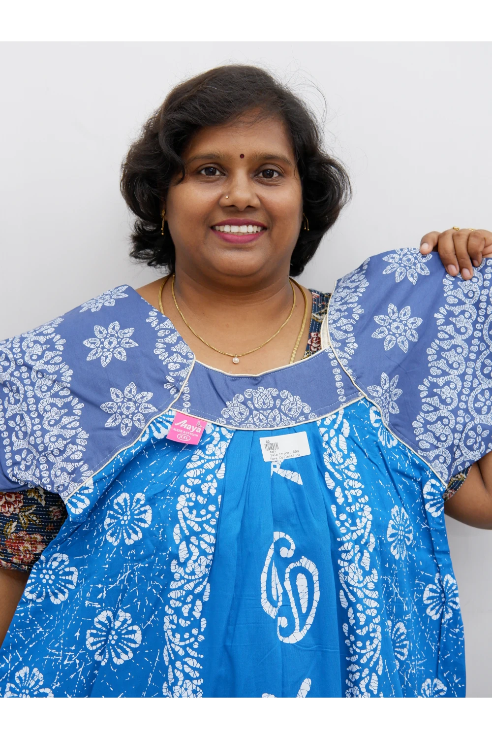 Extra Height Cotton Nighty for Women-Long Length Nighty