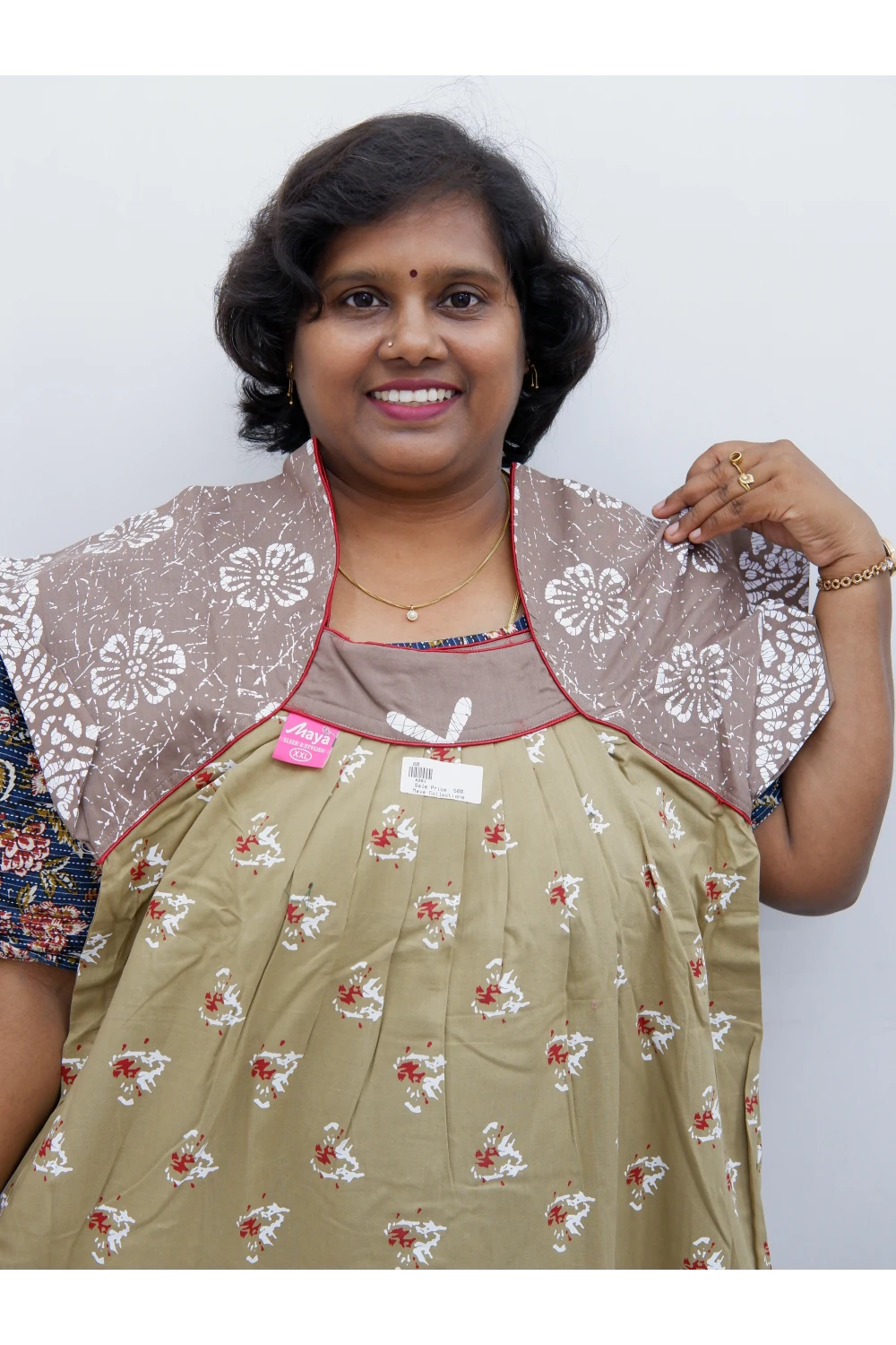 Extra Height Cotton Nighty for Women-Long Length Nighty