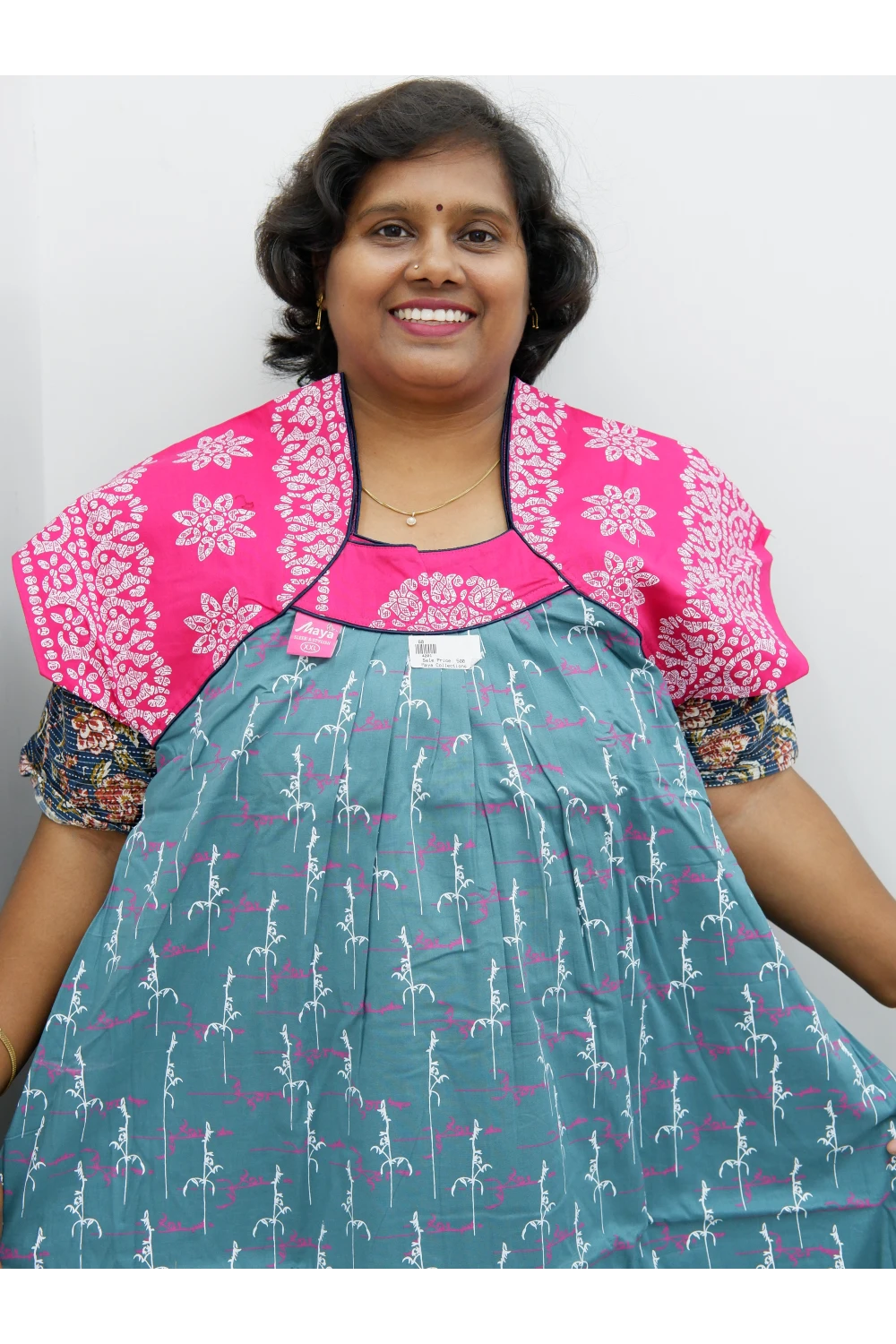 Extra Height Cotton Nighty for Women-Long Length Nighty