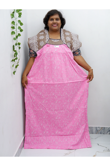 Extra Height Cotton Nighty for Women-Long Length Nighty