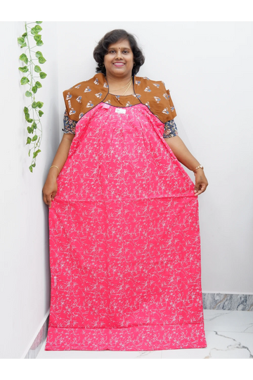 Extra Height Cotton Nighty for Women-Long Length Nighty