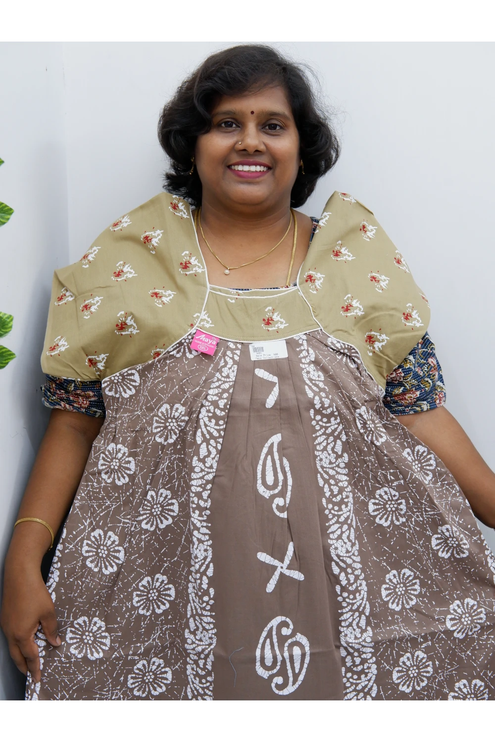 Extra Height Cotton Nighty for Women-Long Length Nighty