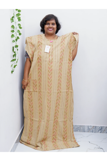 Extra Height Cotton Nighty for Women-Long Length Nighty