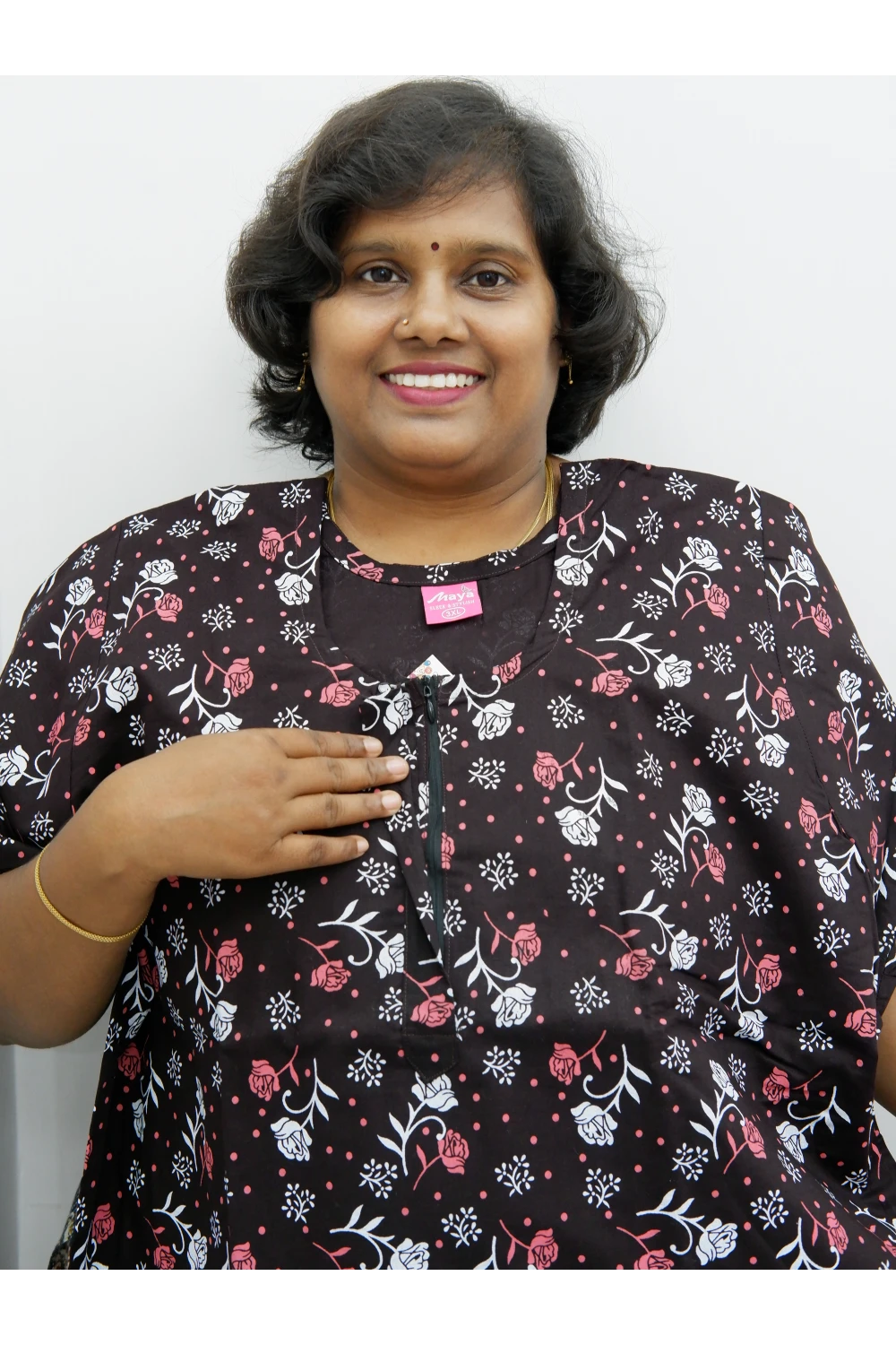 Extra Height Cotton Nighty for Women-Long Length Nighty