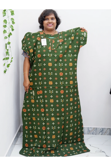 Extra Height Cotton Nighty for Women-Long Length Nighty