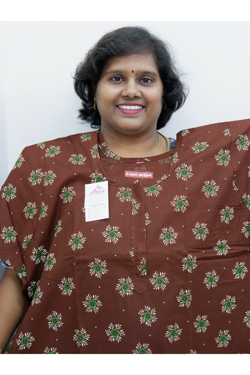 Extra Height Cotton Nighty for Women-Long Length Nighty