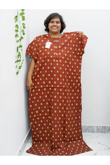 Extra Height Cotton Nighty for Women-Long Length Nighty