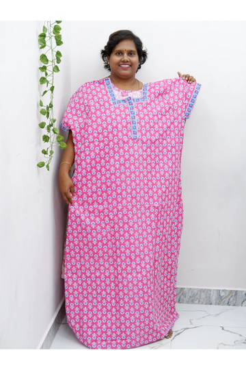 Elegant Zip Nighty – Jyothi Cotton Breeze