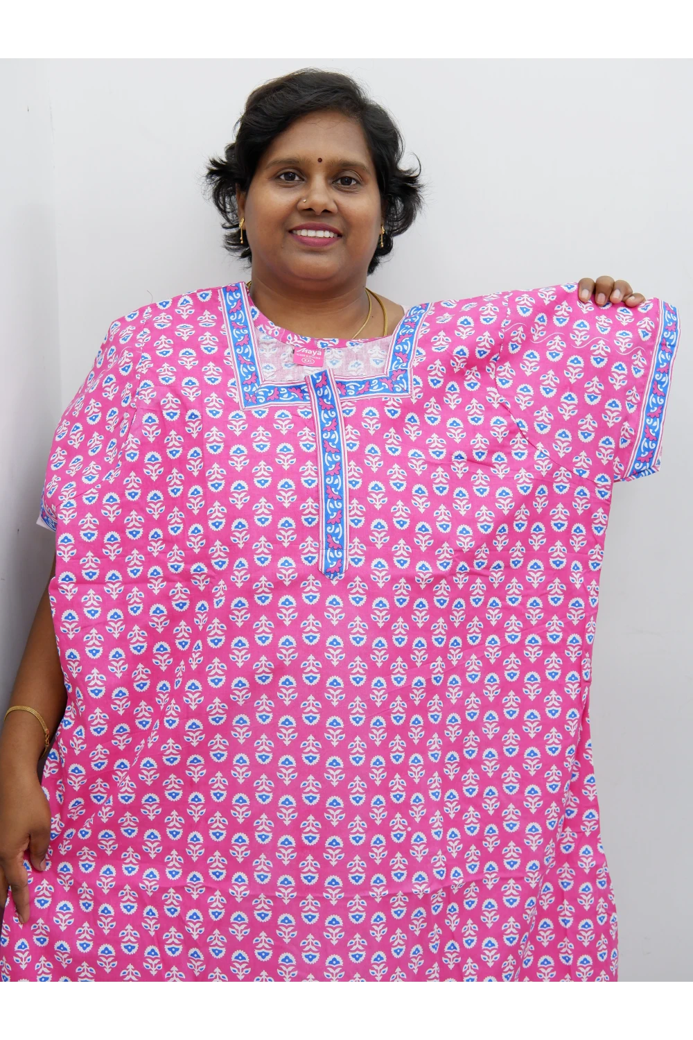 Elegant Zip Nighty – Jyothi Cotton Breeze