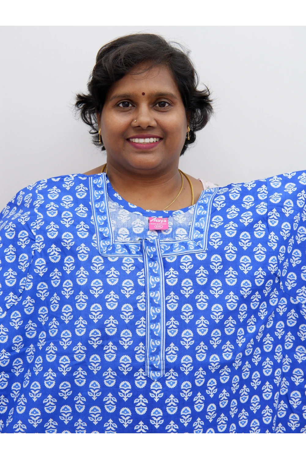 Elegant Zip Nighty – Jyothi Cotton Breeze