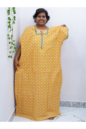 Elegant Zip Nighty – Jyothi Cotton Breeze